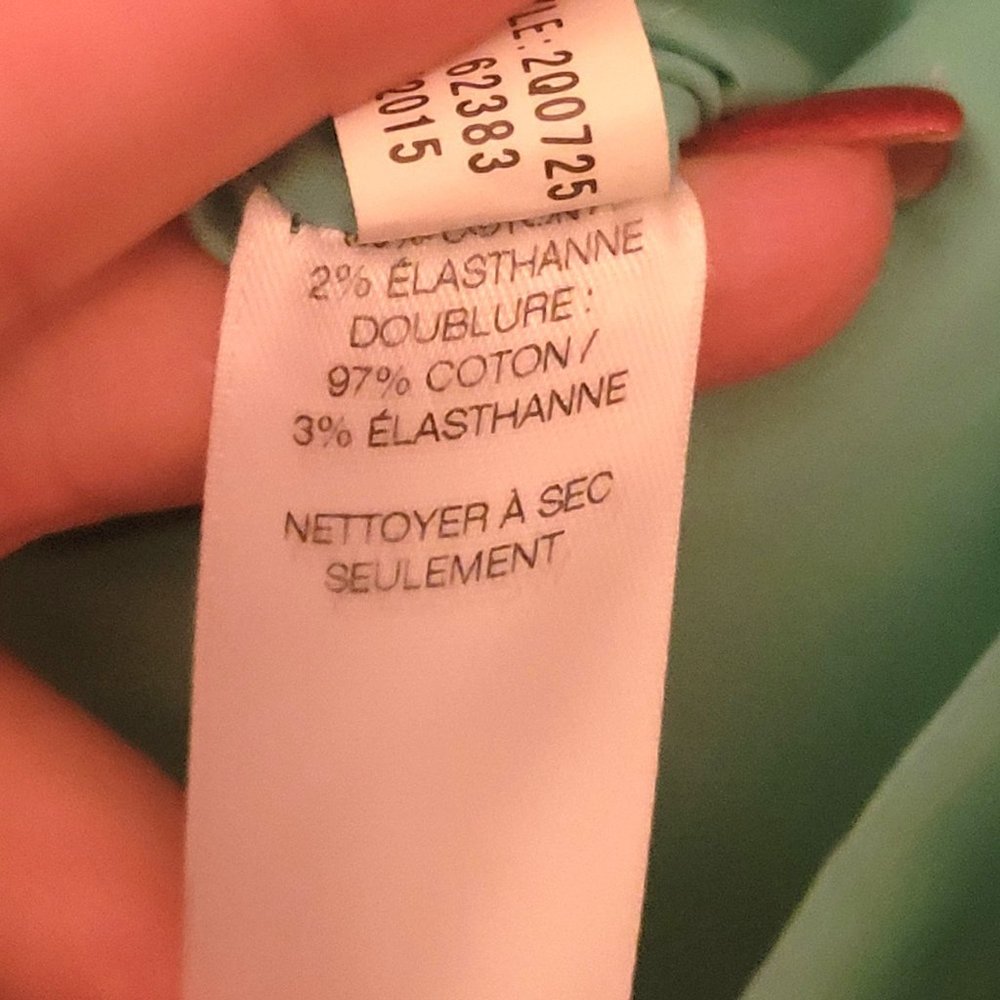 Vineyard Vines Womens Dress Green M Caribbean Floral Embroidered Strapless Back - Picture 7 of 11